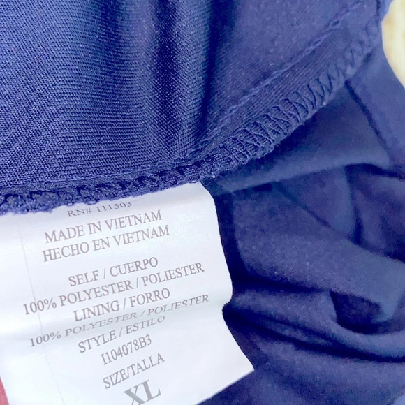 AS u wish navy blue maxi dress size XLarge - Picture 11 of 11